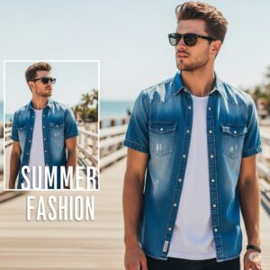 The Ultimate Guide to the Short Sleeve Denim Shirt: Your Summer Style Essential