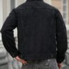RivetRise Mens Black Washed Vintage Denim Jacket main 1