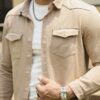 RivetRise Mens Casual Button Front Chest Pocket Long Sleeve Denim Jacket main 0
