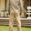 RivetRise Mens Casual Button Front Chest Pocket Long Sleeve Denim Jacket main 1