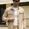RivetRise Mens Casual Button Front Chest Pocket Long Sleeve Denim Jacket main 3