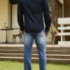RivetRise Mens Casual Washed Vintage Denim Jacket main 1