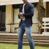 RivetRise Mens Casual Washed Vintage Denim Jacket main 3