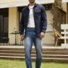 RivetRise Mens Casual Washed Vintage Denim Jacket main 4
