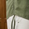 RivetRise Mens Long Sleeve Single Breasted Utility Pocket Casual Denim Shirt Mens Streetwear Shirts Olive Green Men Shirt main 2
