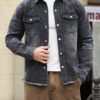 Vintage Denim Shirt Men Clothing​
