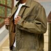 RivetRise Mens Spring Vintage Single Breasted Pocket Casual Denim Jacket main 3
